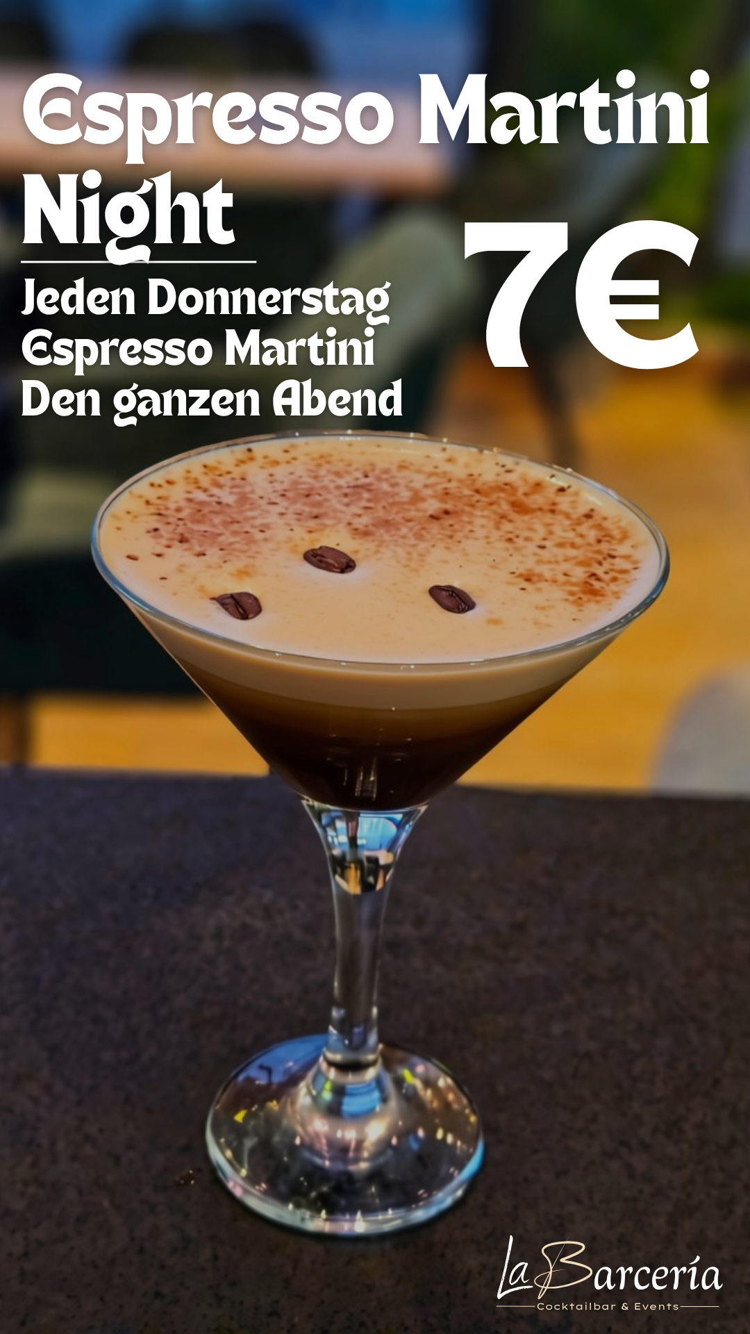 Espresso Martini Night in der La Barcería Gießen Espresso Martini Night in der La Barcería Gießen